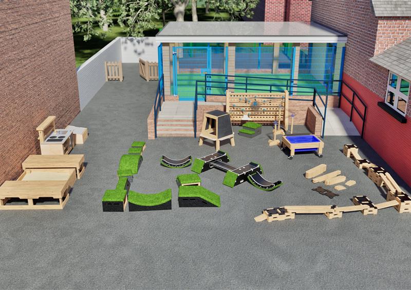 Playground bundles of outdoor learning and play resources